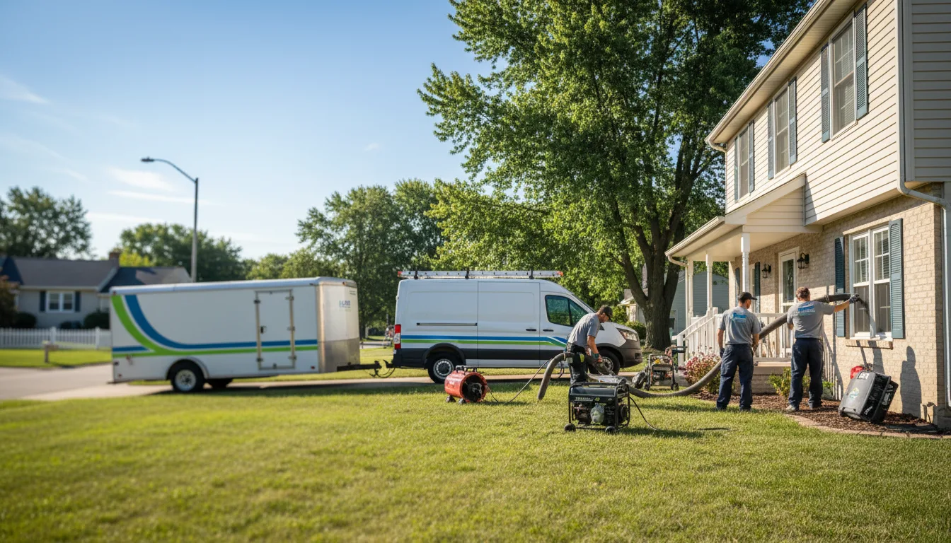 Flooded Basement Restoration And Cleanup With Repair in Wellsville, KS near me